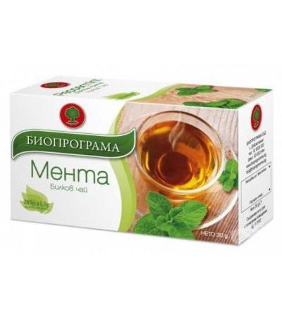 ЧАЙ ФИЛТЪР МЕНТА * 20
