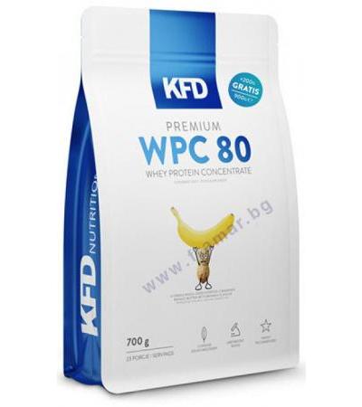 КФД НУТРИШЪН ПРЕМИУМ СУРОВАТЪЧЕН ПРОТЕИН WPC80 900 гр.