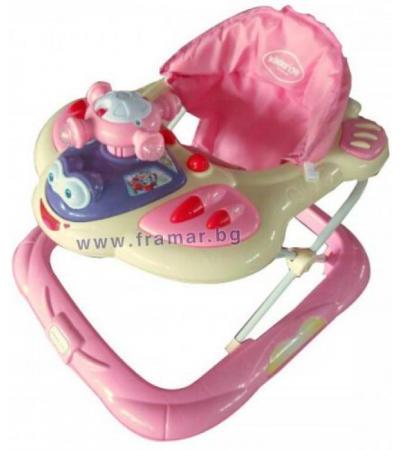 КИКА БО ПРОХОДИЛКА AIRPLANE LIGHT PINK
