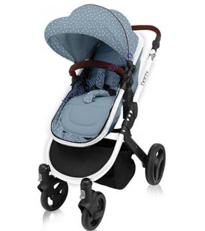 КИКА БО КОЛИЧКА DOTTY BLUE 2 В 1 С ТРАНСФОРМИРАЩА СЕ СЕДАЛКА