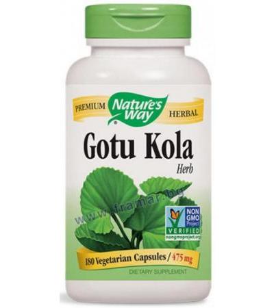 ГОТУ КОЛА капсули 475 мг. * 180 NATURE'S WAY