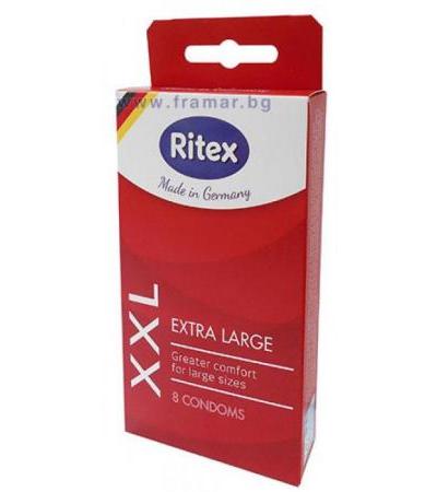 РИТЕКС ПРЕЗЕРВАТИВИ XXL * 8