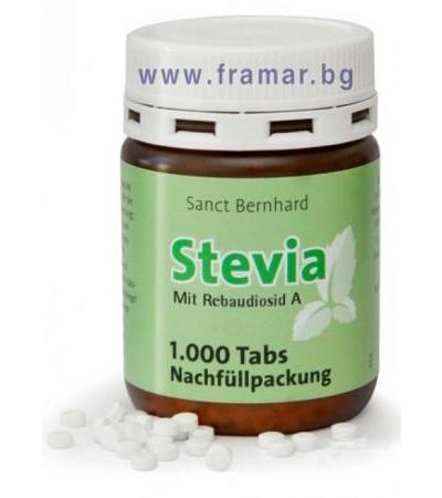 СТЕВИЯ табл. * 1000 SANCT BERNHARD