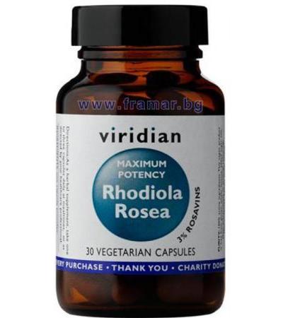 РОДИОЛА РОЗЕА КОРЕН капсули * 30 VIRIDIAN