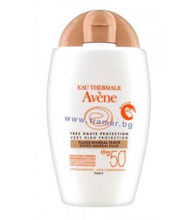 АВЕН СЛЪНЦЕЗАЩИТЕН ТОНИРАЩ МИНЕРАЛЕН ФЛУИД SPF 50+ 50 мл.