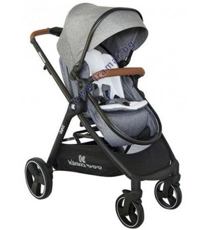 КИКА БО КОЛИЧКА BALI ZEN MELANGE GREY 2 В 1 С ТРАНСФОРМИРАЩА СЕ СЕДАЛКА