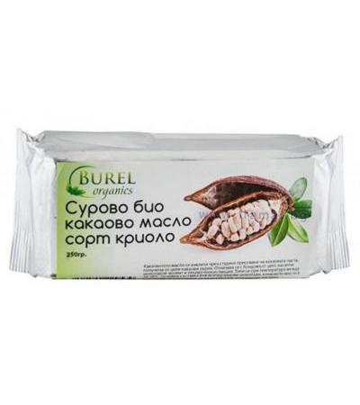КАКАОВО МАСЛО БИО 250 гр. БУРЕЛ ОРГАНИКС