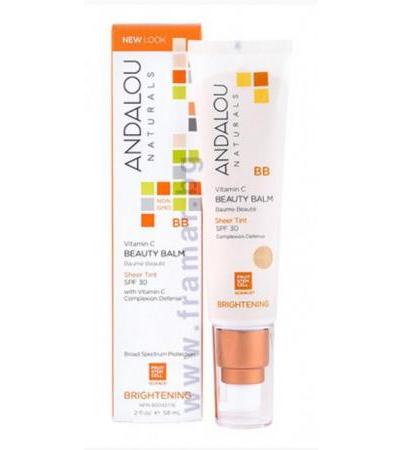 АНДАЛОУ НАТУРАЛС ББ КРЕМ СВЕТЪЛ НЮАНС С ВИТАМИН Ц И SPF 30 58 мл