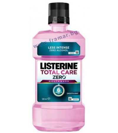 ВОДА ЗА УСТА LISTERINЕ TOTAL CARE ZERO 500 мл.