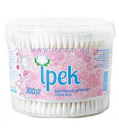 ТУПФИ ЗА УШИ ИПЕК * 300 бр. КУТИЯ