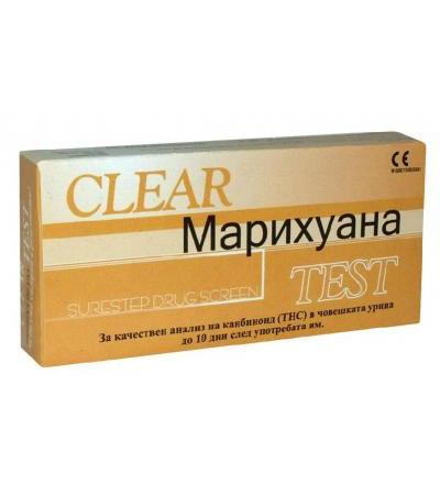ТЕСТ ЗА НАРКОТИЦИ МАРИХУАНА ЛЕНТА - CLEAR * 1