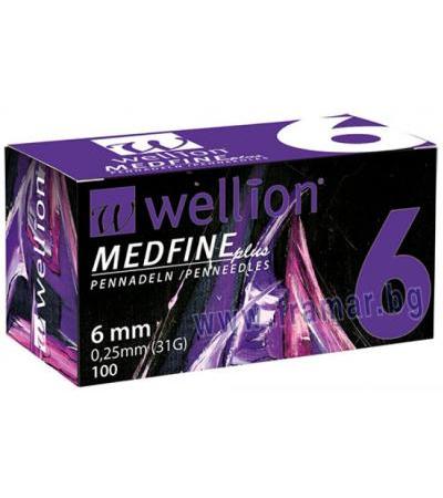 ИНСУЛИНОВА ИГЛА MEDFINE PLUS 6 мм * 100 бр.