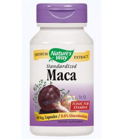 МАКА капсули 450 мг * 60 NATURE'S WAY