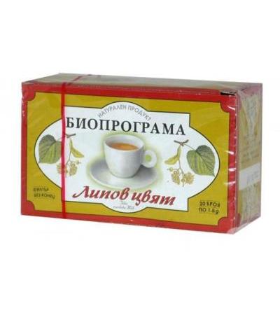 ЧАЙ ФИЛТЪР ЛИПОВ ЦВЯТ * 20