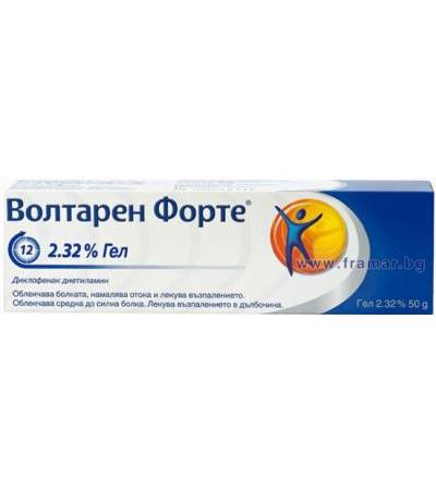 ВОЛТАРЕН ФОРТЕ гел 2.32 % 50 гр.