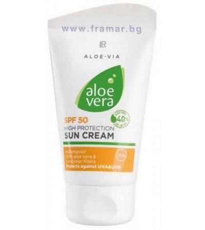 ЛР АЛОЕ ВЕРА СЛЪНЦЕЗАЩИТЕН ЛОСИОН СЪС SPF 50 75 мл 23072