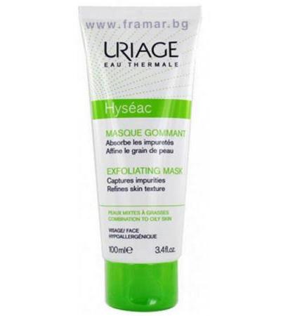 УРИАЖ HYSEAC MASQUE GOMMANT ЕКСФОЛИРАЩА МАСКА ЗА КОМБИНИРАНА ДО МАЗНА КОЖА 100 мл.