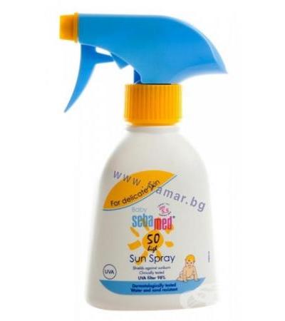 СЕБА МЕД БЕБЕШКИ СЛЪНЦЕЗАЩИТЕН СПРЕЙ SPF 50 200 мл.