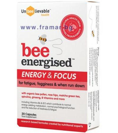 ЕНЕРДЖИ ЕНД ФОКУС капсули * 20 UNBEELIEVABLE HEALTH