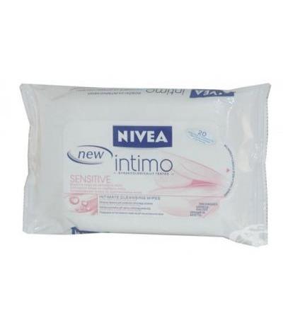 НИВЕА МОКРИ КЪРПИ INTIMO SENSITIV * 20
