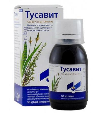 ТУСАВИТ сироп 125 гр МОНТАВИТ