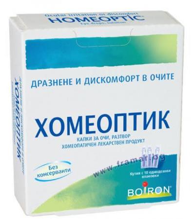 ХОМЕОПТИК капки очи дози * 10