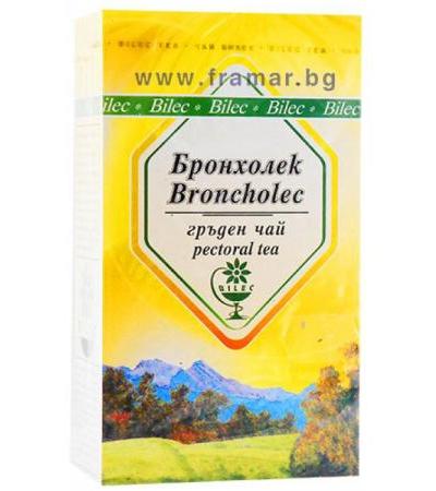 ЧАЙ ФИЛТЪР БРОНХОЛЕК ГРЪДЕН * 16 бр.