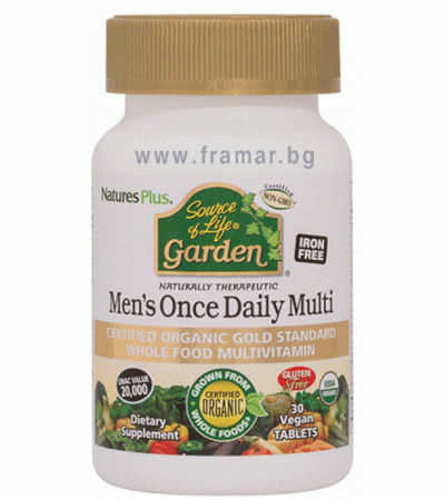 НЕЙЧЪРС ПЛЮС SOURCE OF LIFE GARDEN МУЛТИВИТАМИНИ ЗА МЪЖЕ таблетки * 30