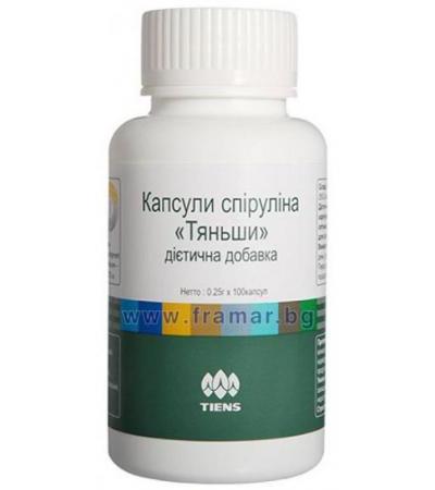 СПИРУЛИНА капсули 350 мг * 100 TIENS