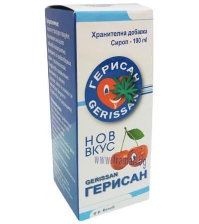 ГЕРИСАН СИРОП ЗА ДЕЦА С АРОМАТ НА ЧЕРЕША 100 мл