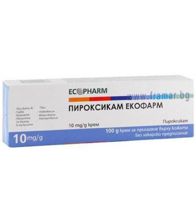ПИРОКСИКАМ крем 100 гр. ЕКОФАРМ