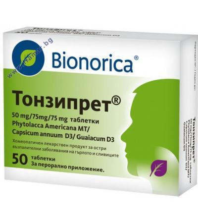 ТОНЗИПРЕТ табл. * 50 BIONORICA