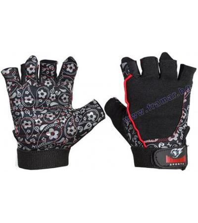 АРМАГЕДОН СПОРТС ДАМСКИ РЪКАВИЦИ BLACK FLOWER размери XS, S, M