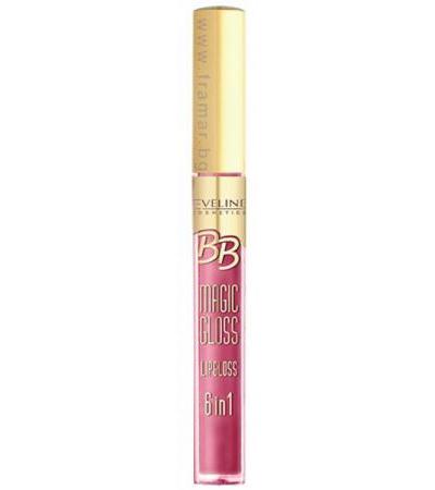 ЕВЕЛИН КОЗМЕТИКС ГЛАНЦ ЗА УСТНИ BB MAGIC GLOSS 6 В 1 9 мл