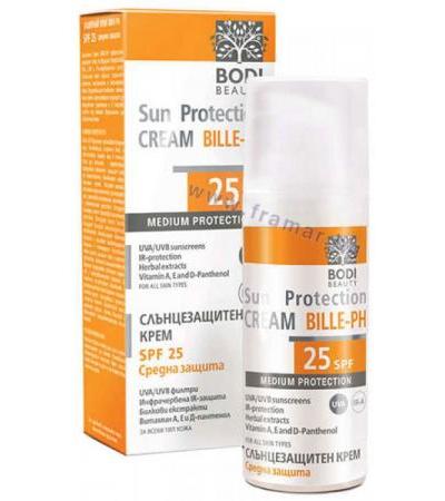 БИЛЕ-PH СЛЪНЦЕЗАЩИТЕН КРЕМ SPF 25 ЗА ВСЕКИ ТИП КОЖА 50 мл