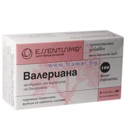 ВАЛЕРИАНА таблетки * 100 ЕВЕЛИН 29