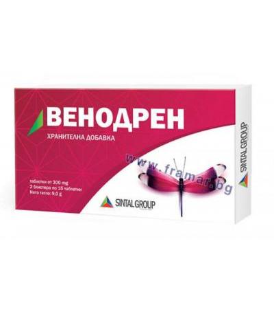 СИНТАЛ ГРУП ВЕНОДРЕН таблетки 300 мг. * 30