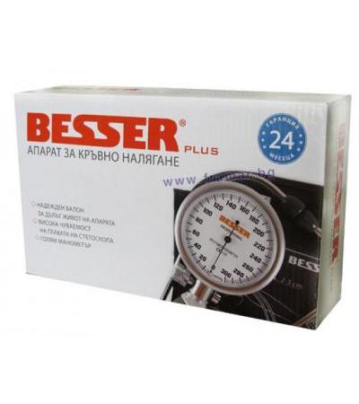 МЕХАНИЧЕН АПАРАТ ЗА ИЗМЕРВАНЕ НА КРЪВНО НАЛЯГАНЕ BESSER PLUS