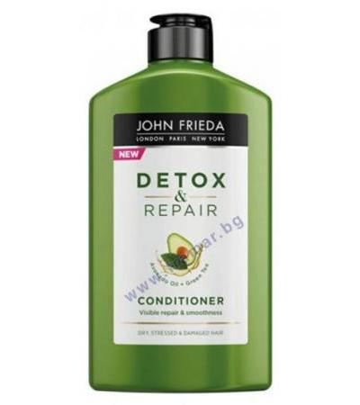 ДЖОН ФРИЕДА DETOX & REPAIR ВЪЗСТАНОВЯВАЩ БАЛСАМ ЗА СУХА, СТРЕСИРАНА И УВРЕДЕНА КОСА 250 мл