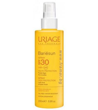 УРИАЖ BARIESUN СЛЪНЦЕЗАЩИТЕН СПРЕЙ SPF 30 ЗА ЛИЦЕ И ТЯЛО С ВИСОКА ЗАЩИТА 200 мл.