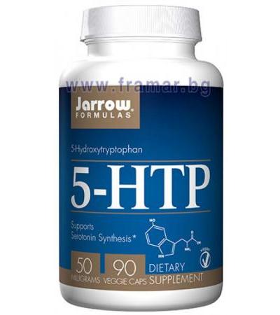 ДЖАРОУ ФОРМУЛАС 5 - ХИДРОКСИТРИПТОФАН (5 - HTP) капсули 50 мг * 90