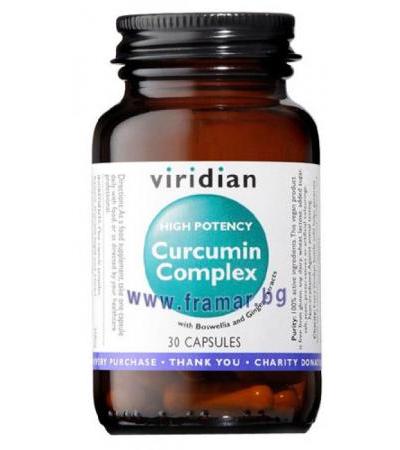 КУРКУМИН КОМПЛЕКС капсули * 30 VIRIDIAN