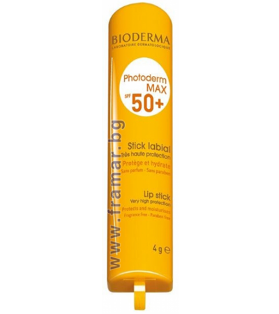 БИОДЕРМА ФОТОДЕРМ СТИК ЗА УСТНИ ФОТЕР SPF 50+ 4 гр.