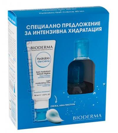 БИОДЕРМА ХИДРАБИО КОМПЛЕКТ МИЦЕЛАРНА ВОДА 100 мл. + ГЕЛ-КРЕМ ЗА НОРМАЛНА ДО КОМБИНИРАНА КОЖА 40 мл