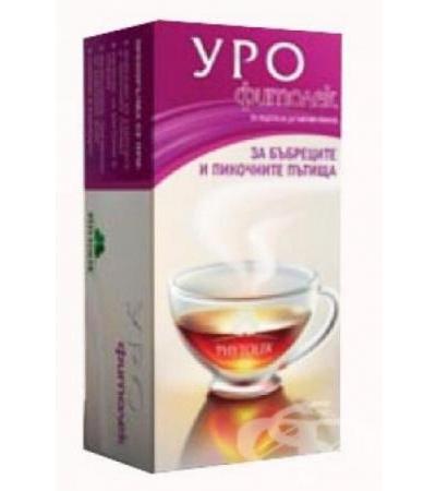 ЧАЙ ФИЛТЪР ФИТОЛЕК УРО * 20 БЪЛГАРСКА ЧАЕНА КОМПАНИЯ