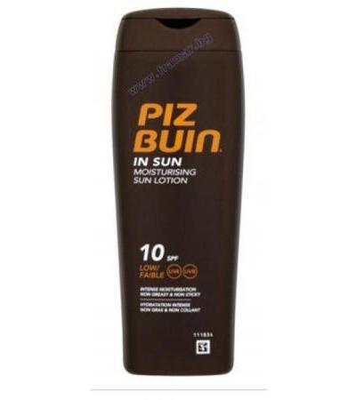 ПИЗ БУИН IN SUN СЛЪНЦЕЗАЩИТЕН ЛОСИОН SPF 10 200 мл.