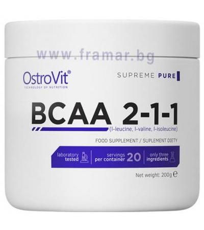 ОСТРОВИТ BCAA 2:1:1 прах 200 гр.