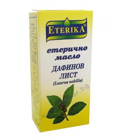 ЕТЕРИКА ЕТЕРИЧНО МАСЛО ОТ ДАФИНОВ ЛИСТ 10 мл.
