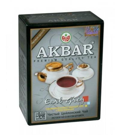 ЧАЙ АКБАР ЦЕЙЛОНСКИ ЧЕРЕН ЪРЛ ГРЕЙ листа 100 гр.
