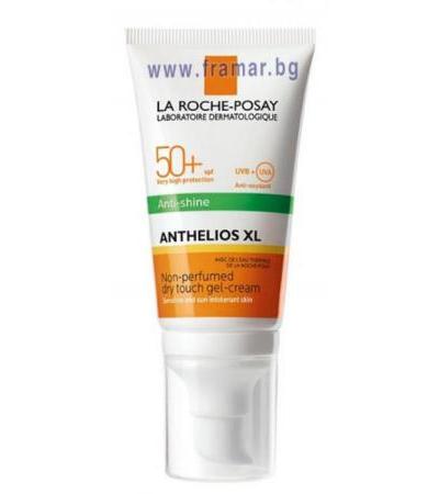 ЛА РОШ АНТЕЛИОС СЛЪНЦЕЗАЩИТЕН МАТИРАЩ ГЕЛ - КРЕМ ДРАЙ ТЪЧ SPF 50+ без парфм 50 мл.